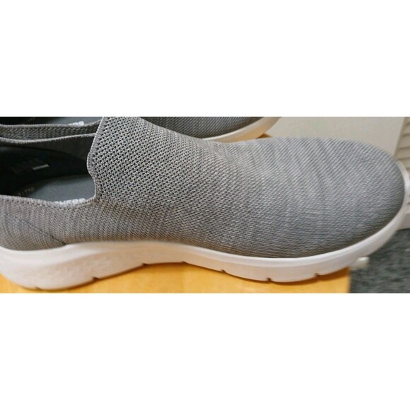 Skechers Air Cooled GoGA Mat Go Walk Stretch Men GRAY SLIP-ON Loafer Gray SZ-15 - Picture 6 of 16